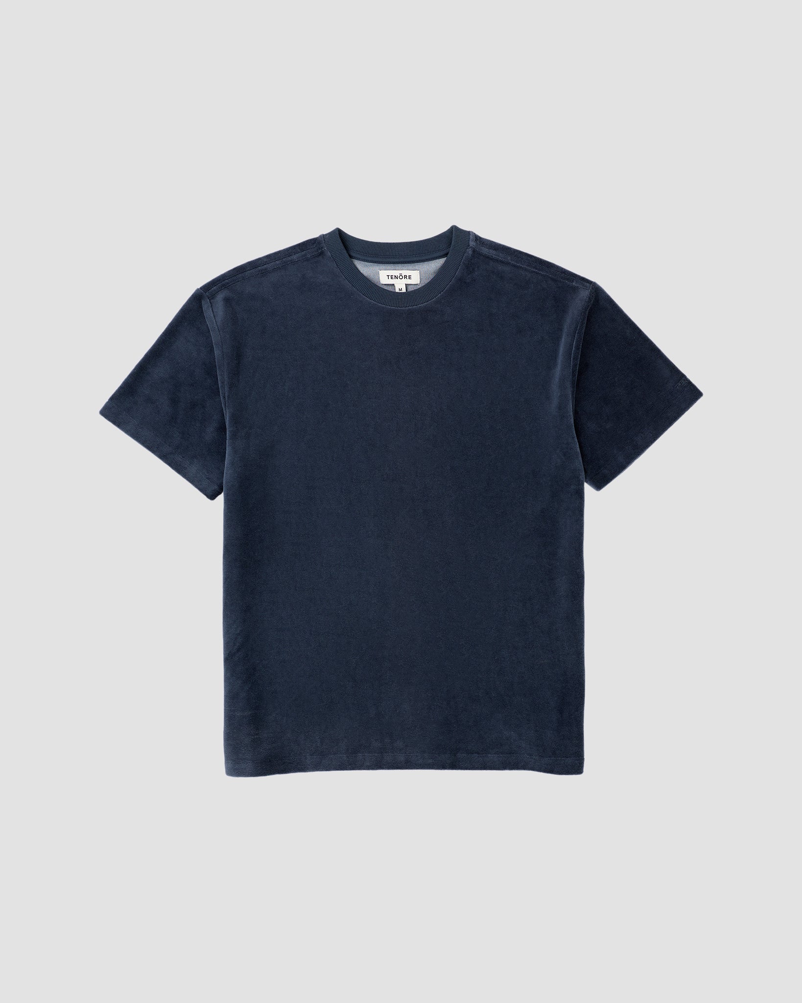 Velour Short Sleeve Tee-TENORE