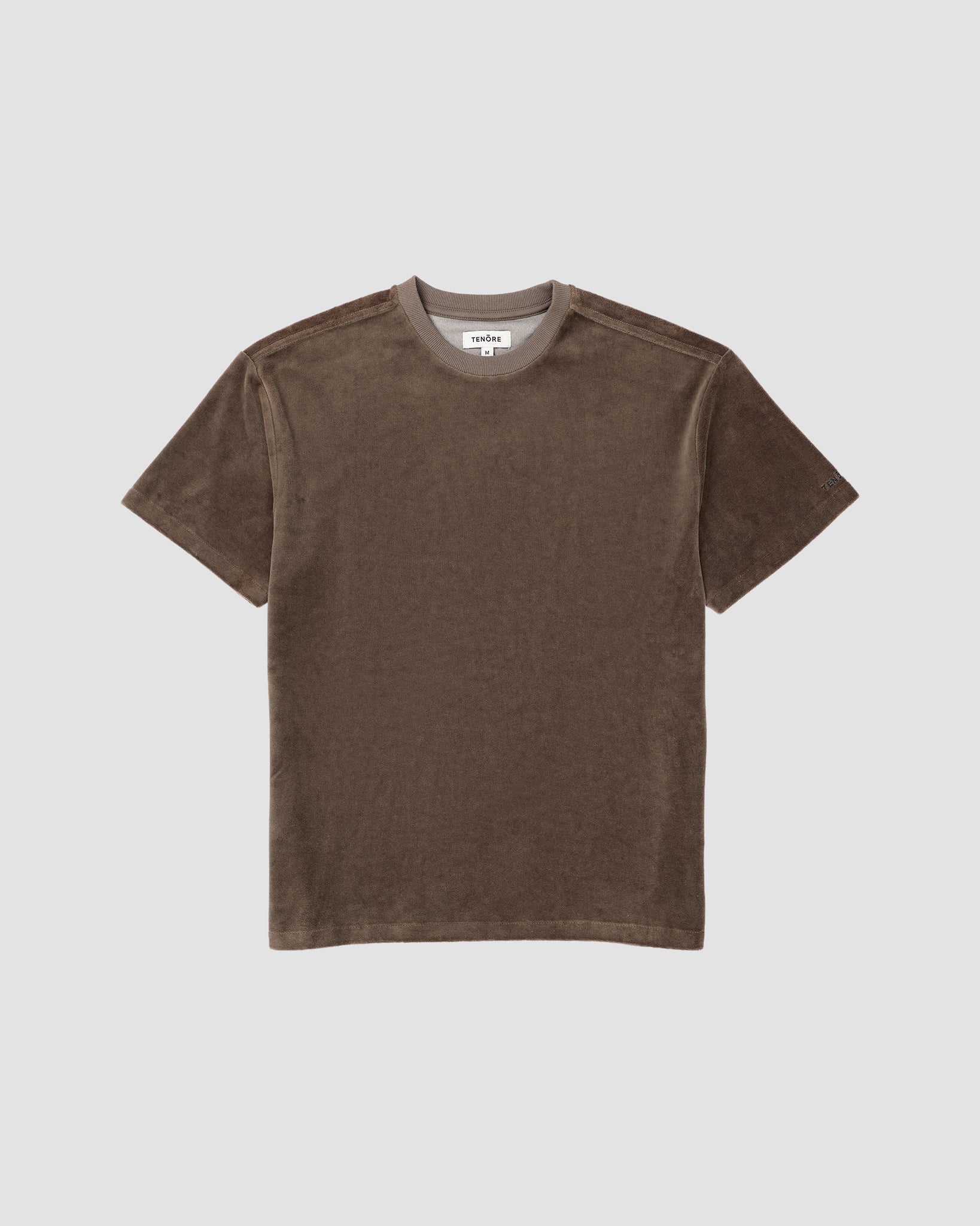 Velour Short Sleeve Tee-TENORE