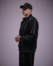 Velour Track Suit Jacket-TENORE