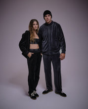 Velour Track Suit Jacket-TENORE