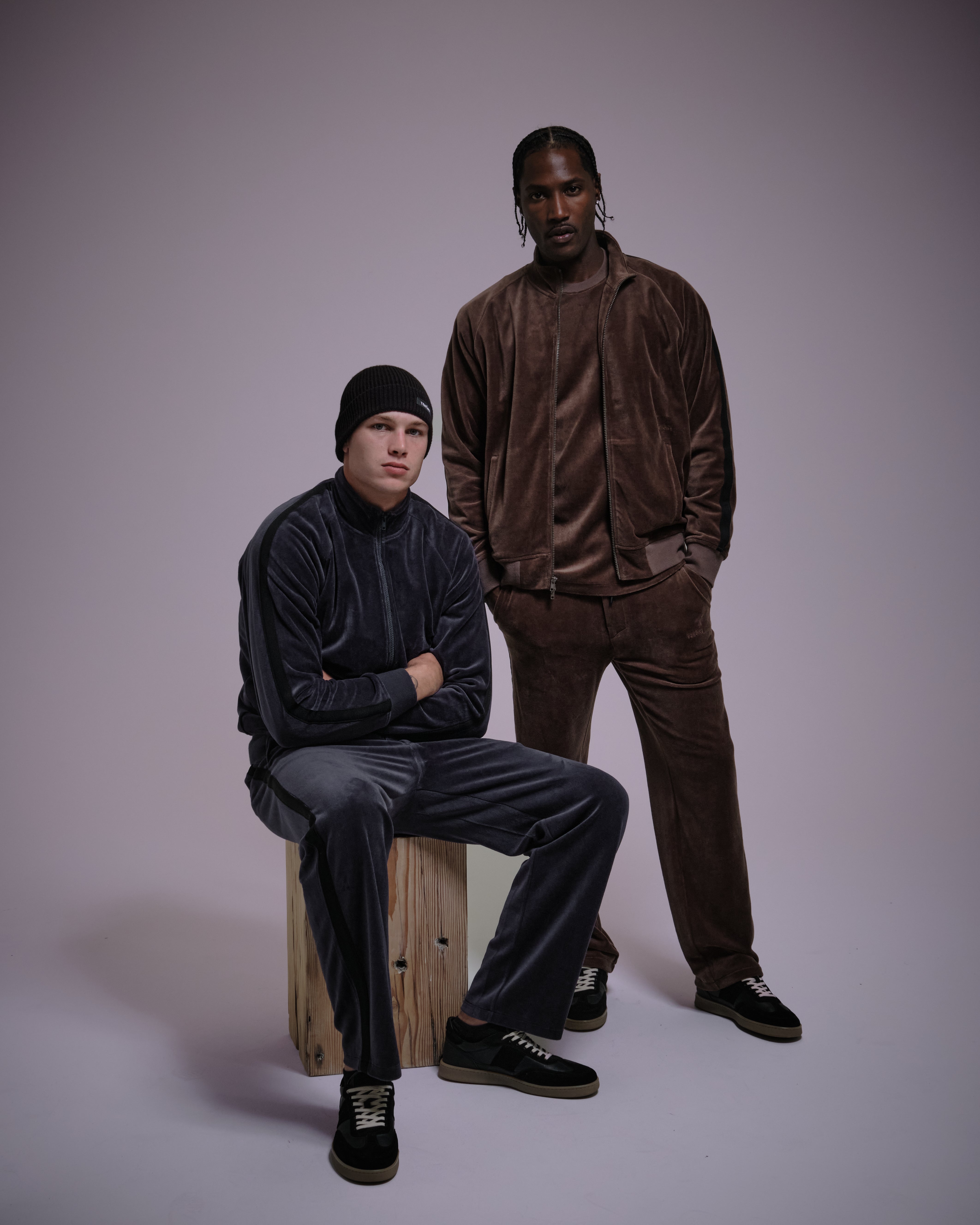 Velour Track Suit Jacket – TENŌRE