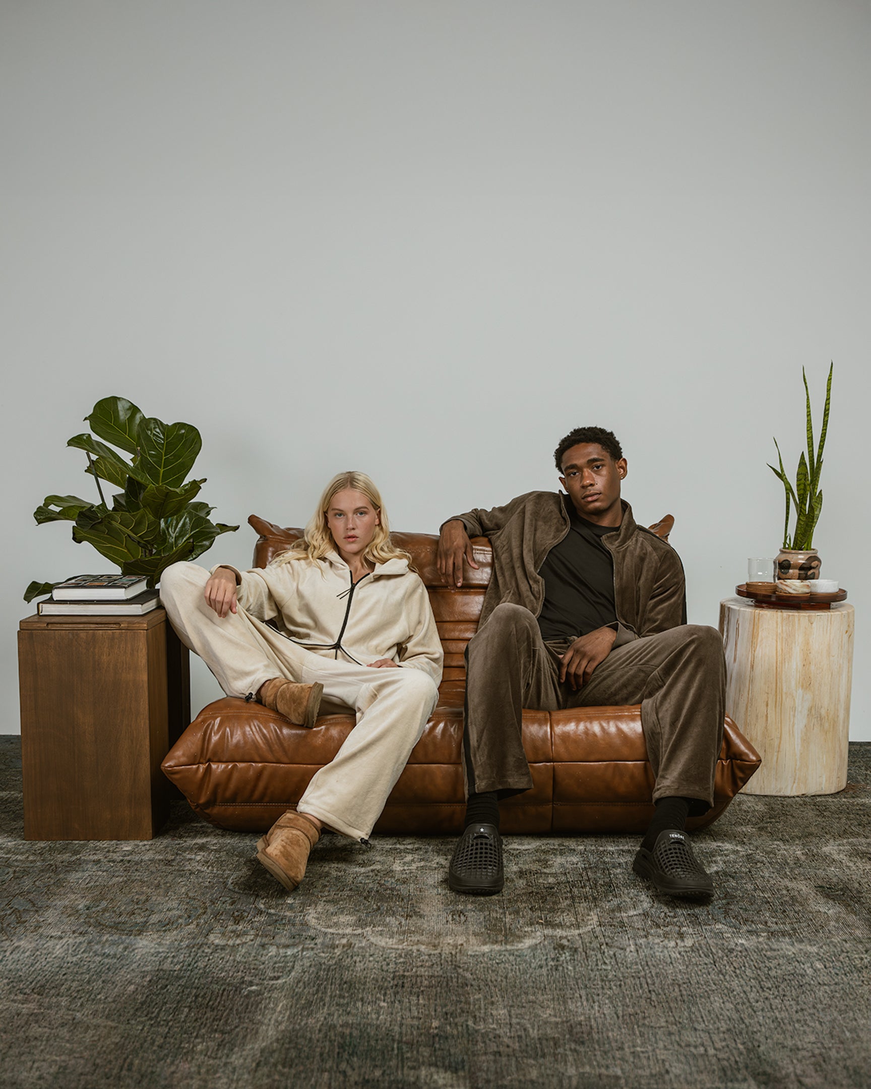 Velour Track Suit Jacket-TENORE