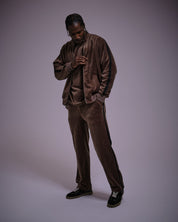 Velour Track Suit Jacket-TENORE