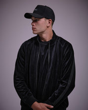 Velour Track Suit Jacket-TENORE