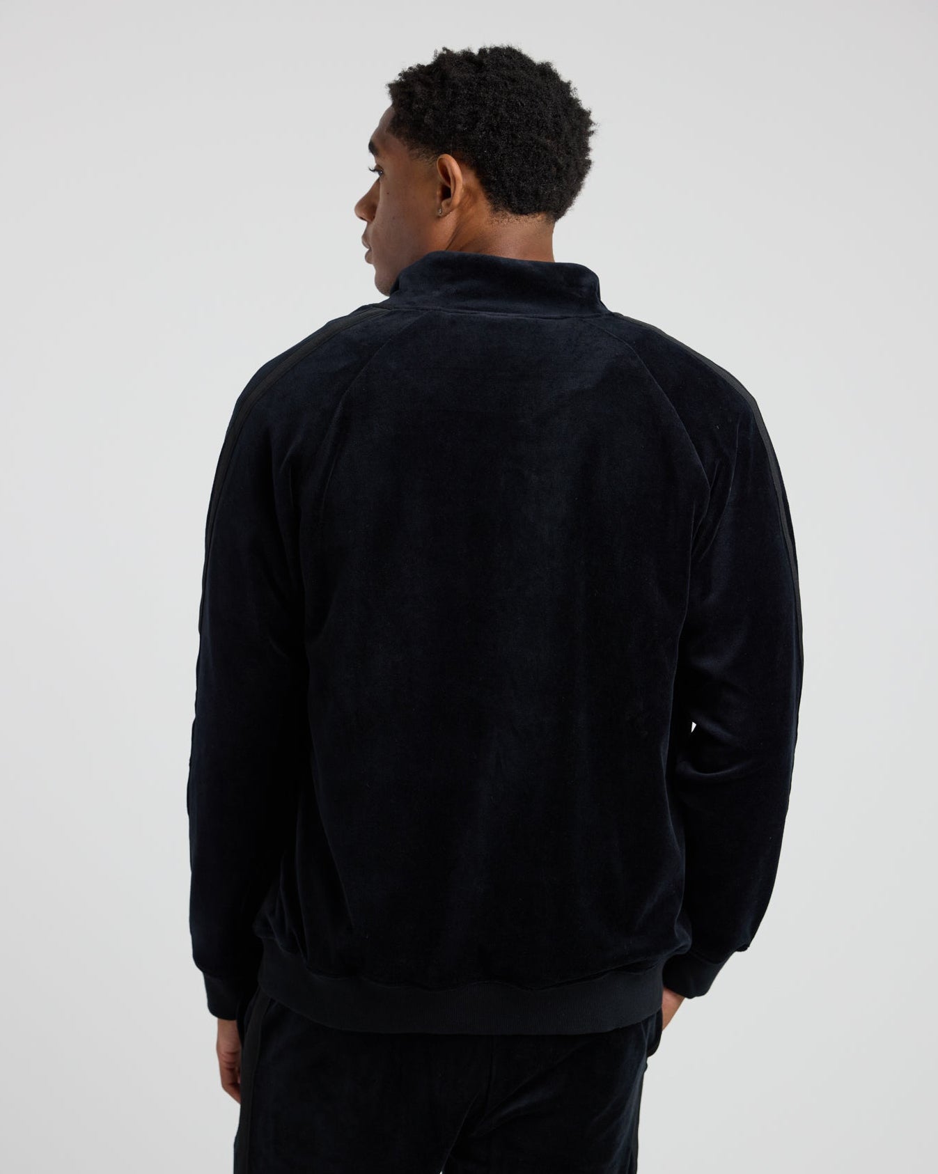 Velour Track Suit Jacket-TENORE