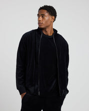 Velour Track Suit Jacket-TENORE