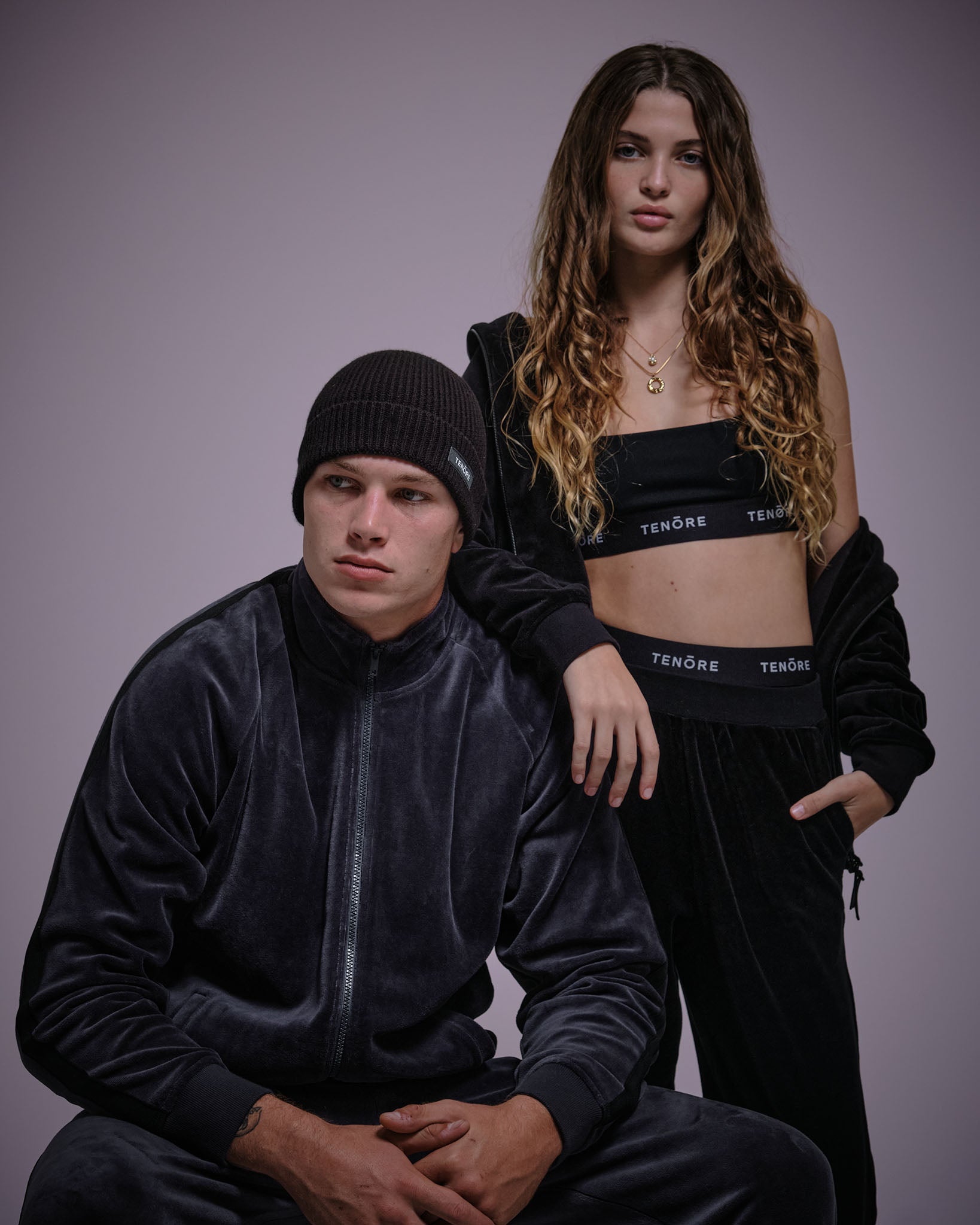 Velour Track Suit Jacket – TENŌRE