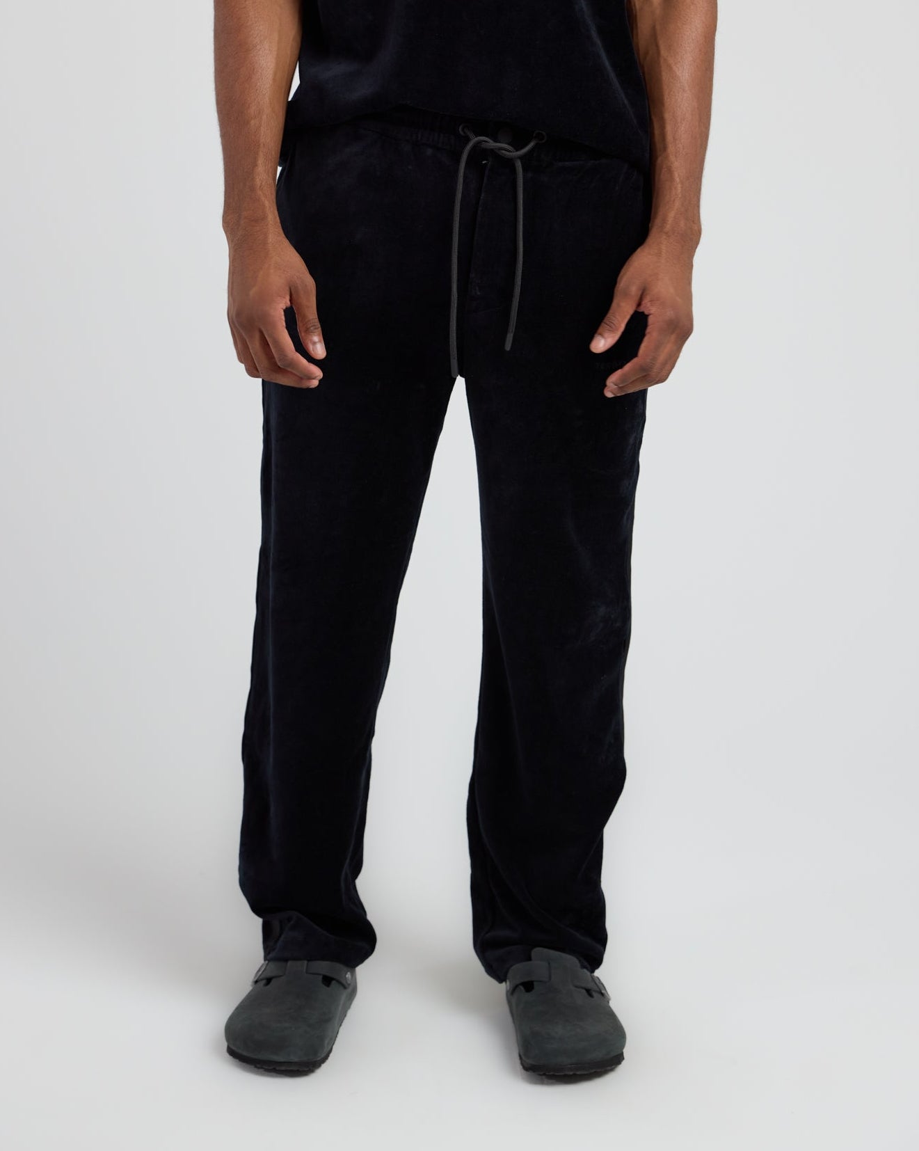 Velour Track Suit Pant-TENORE