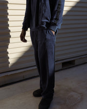 Velour Track Suit Pant-TENORE