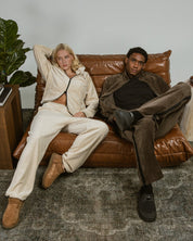 Velour Zip-Up Hoodie-TENORE