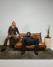 Velour Zip-Up Hoodie-TENORE