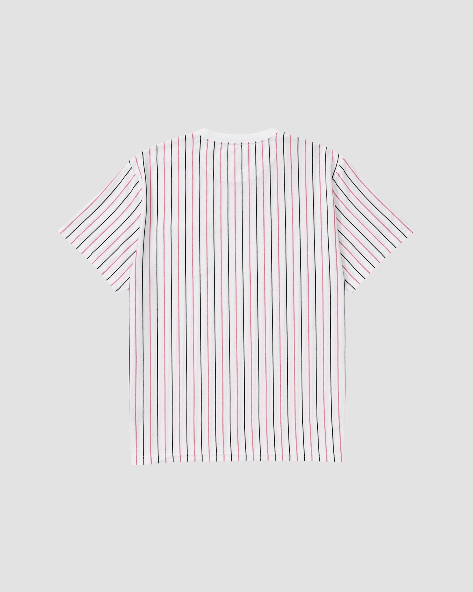 Vertical Yarn Dye Stripe Tee-TENORE