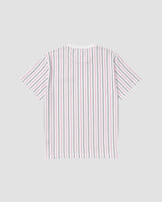 Vertical Yarn Dye Stripe Tee-TENORE