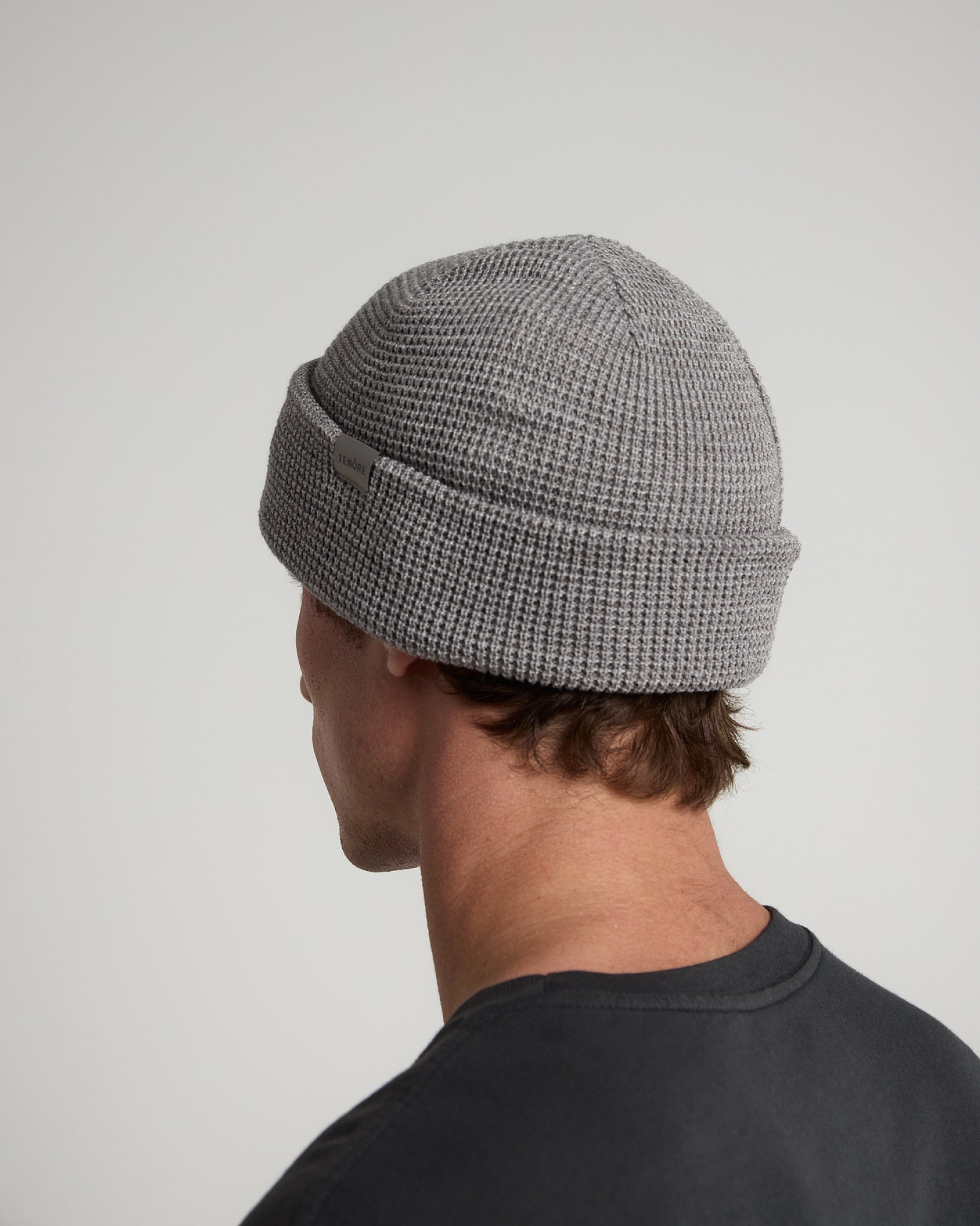 Waffle Knit Beanie-TENORE