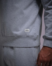 Woven Label Fleece Crewneck-TENORE