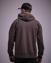 Woven Label Fleece Hoodie-TENORE