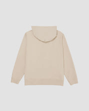 Woven Label Fleece Zip Hood-TENORE