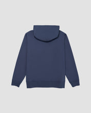 Woven Label Fleece Zip Hood-TENORE