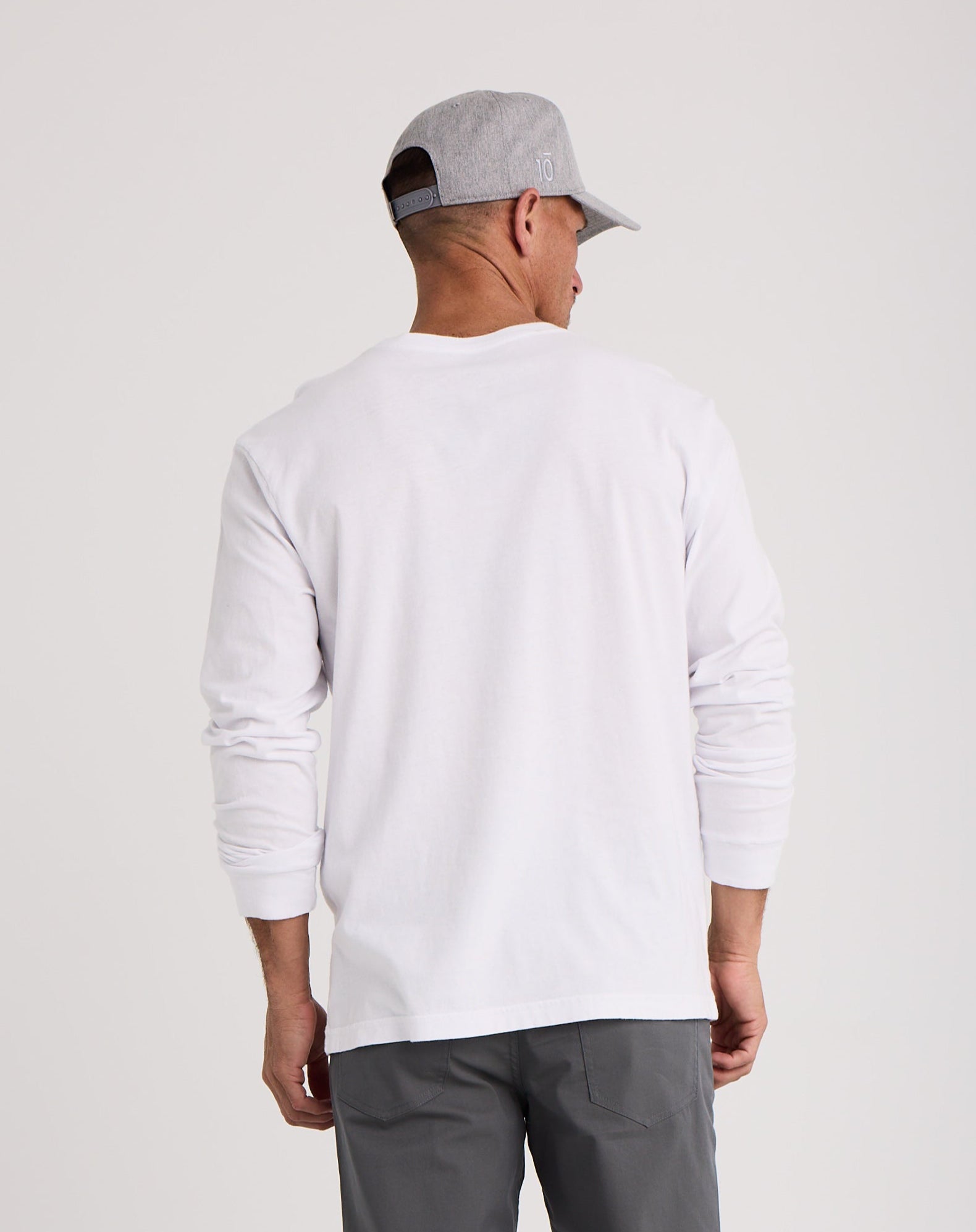 Woven Label Soft Longsleeve Tee-TENORE