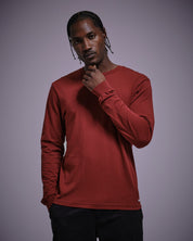 Woven Label Soft Longsleeve Tee-TENORE