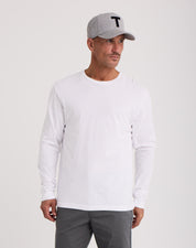 Woven Label Soft Longsleeve Tee-TENORE