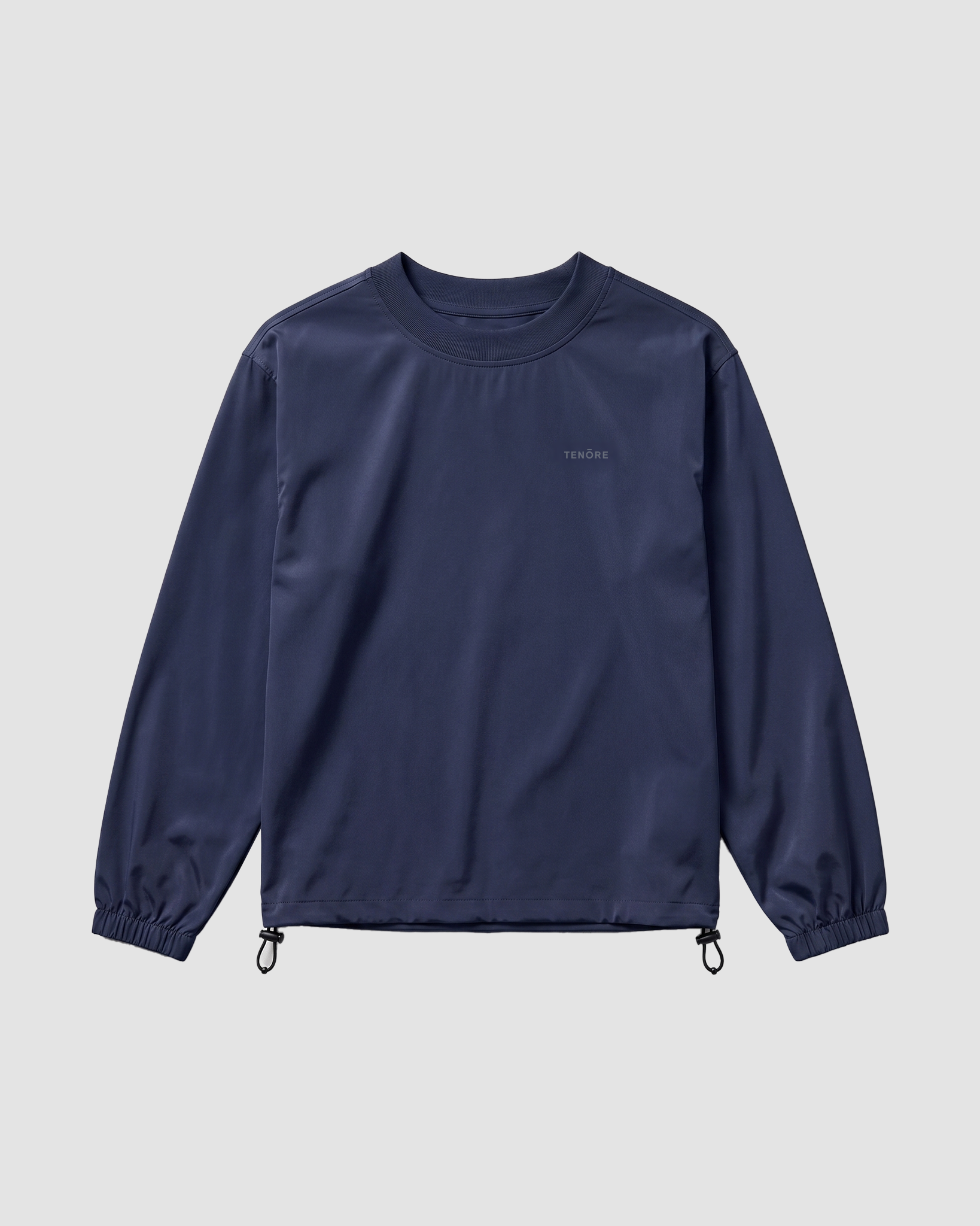 Woven Pullover Crew-TENORE