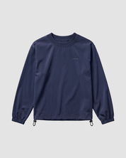 Woven Pullover Crew-TENORE