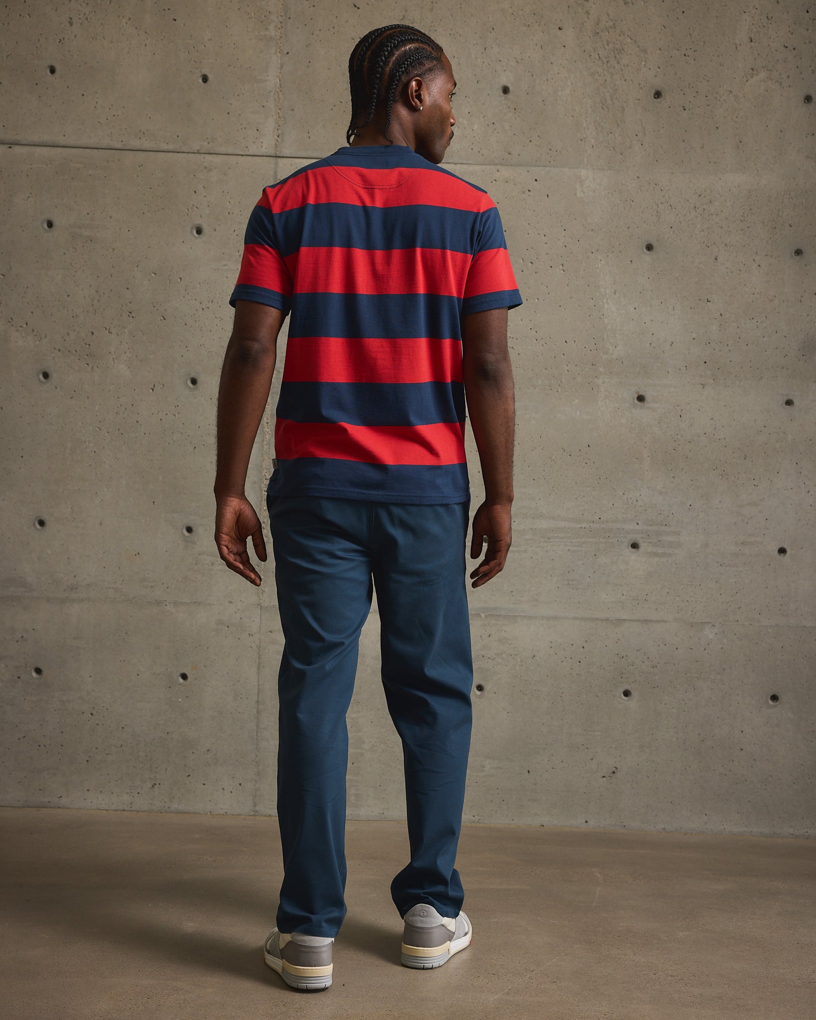 Yarn Dye Stripe Tee-TENORE