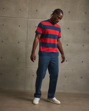 Yarn Dye Stripe Tee-TENORE