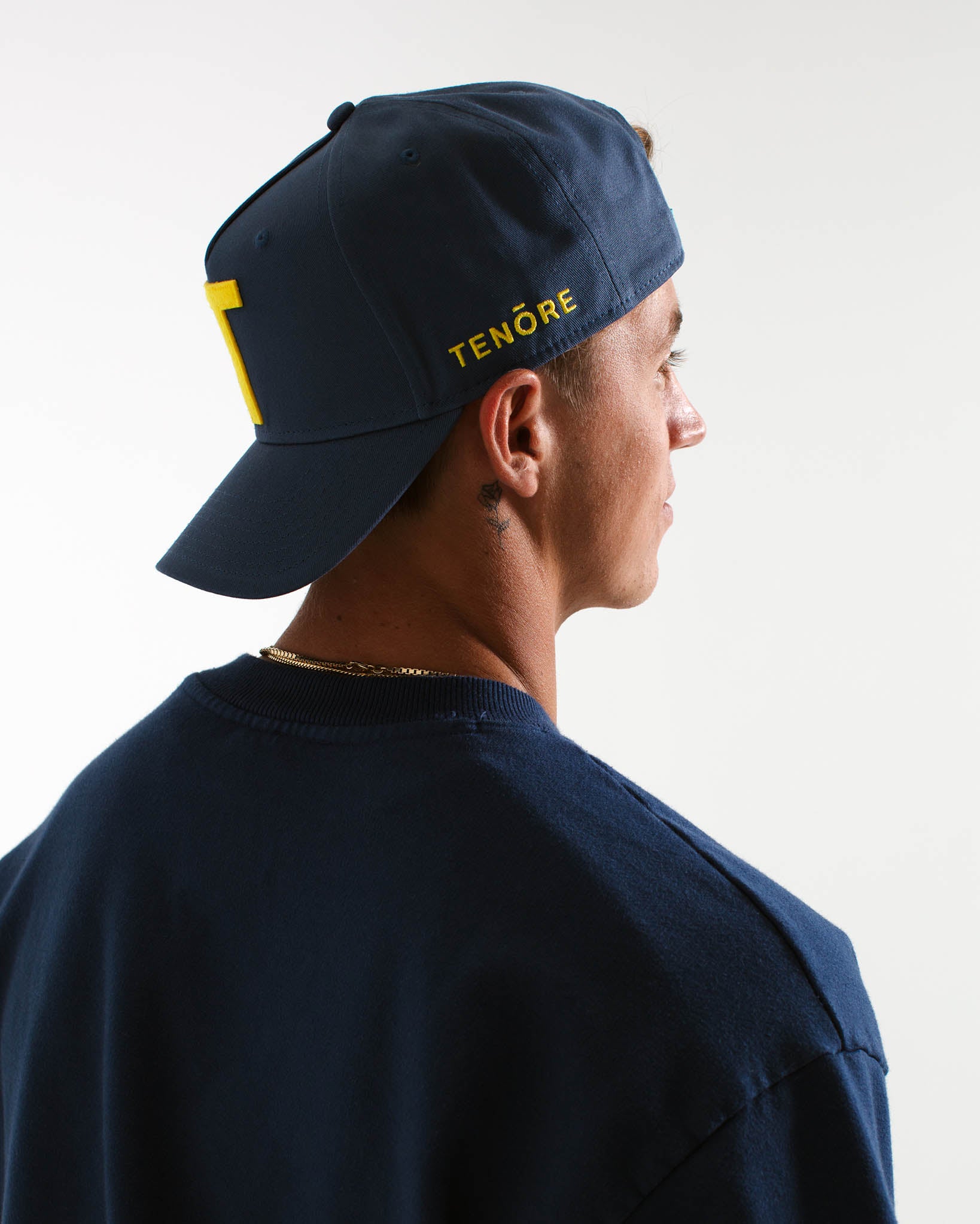 TENŌRE Logo Stadium Snapback In Ocean